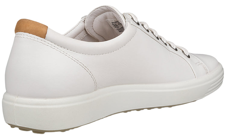 Ecco Soft VII W 430003 White Womens Fashion Trainers