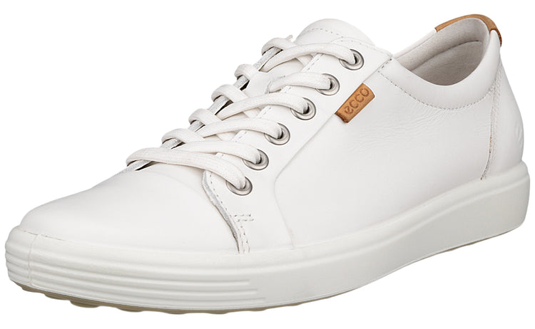 Ecco Soft VII W 430003 White Womens Fashion Trainers