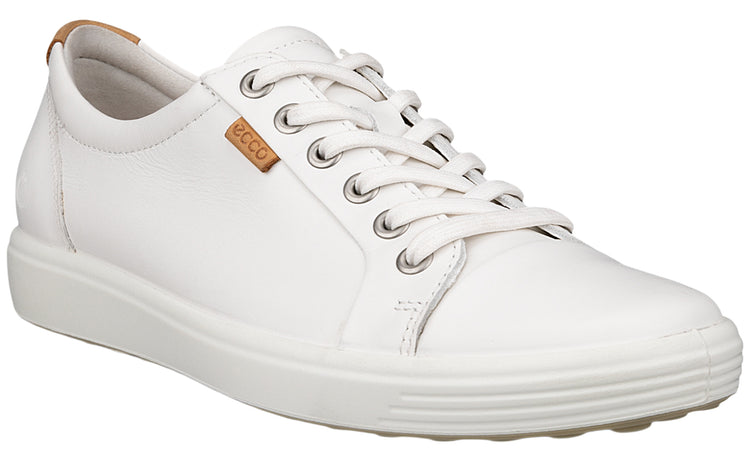 Ecco Soft VII W 430003 White Womens Fashion Trainers