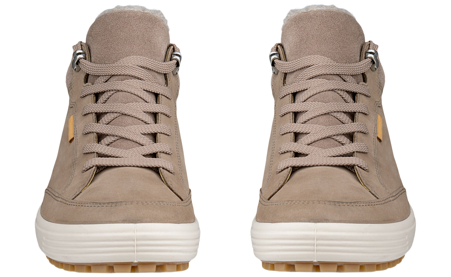 ecco soft vii tred 450493 taupe womens boots front