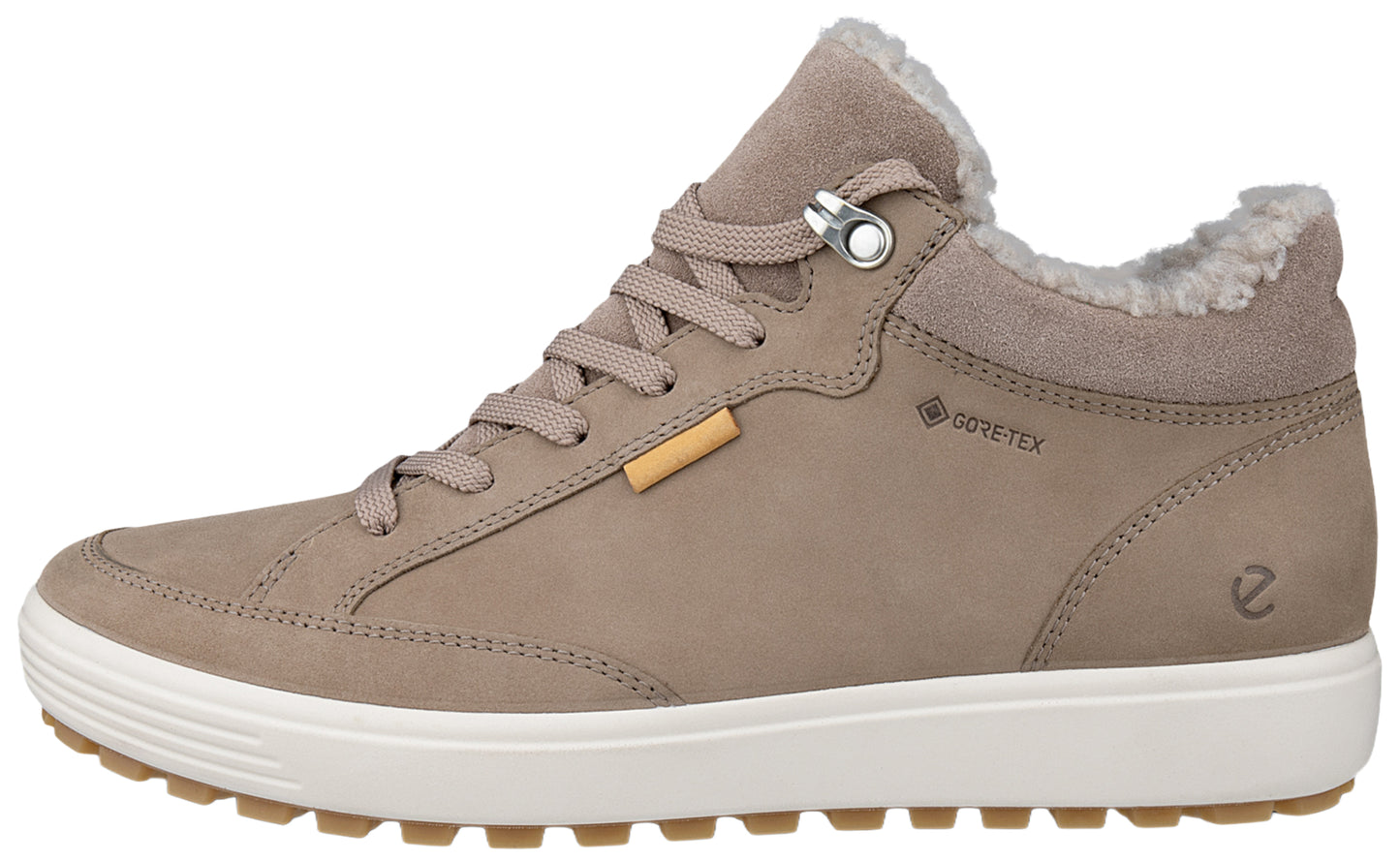 ecco soft vii tred 450493 taupe womens boots left1