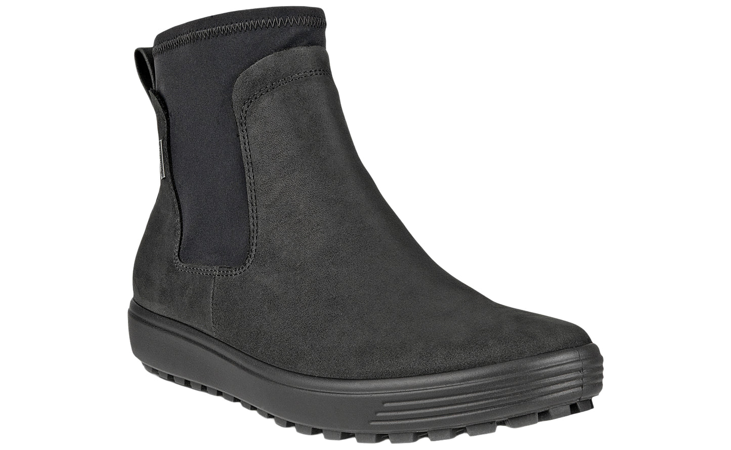 ecco soft vii tred chelsea 450493 black womens boots right