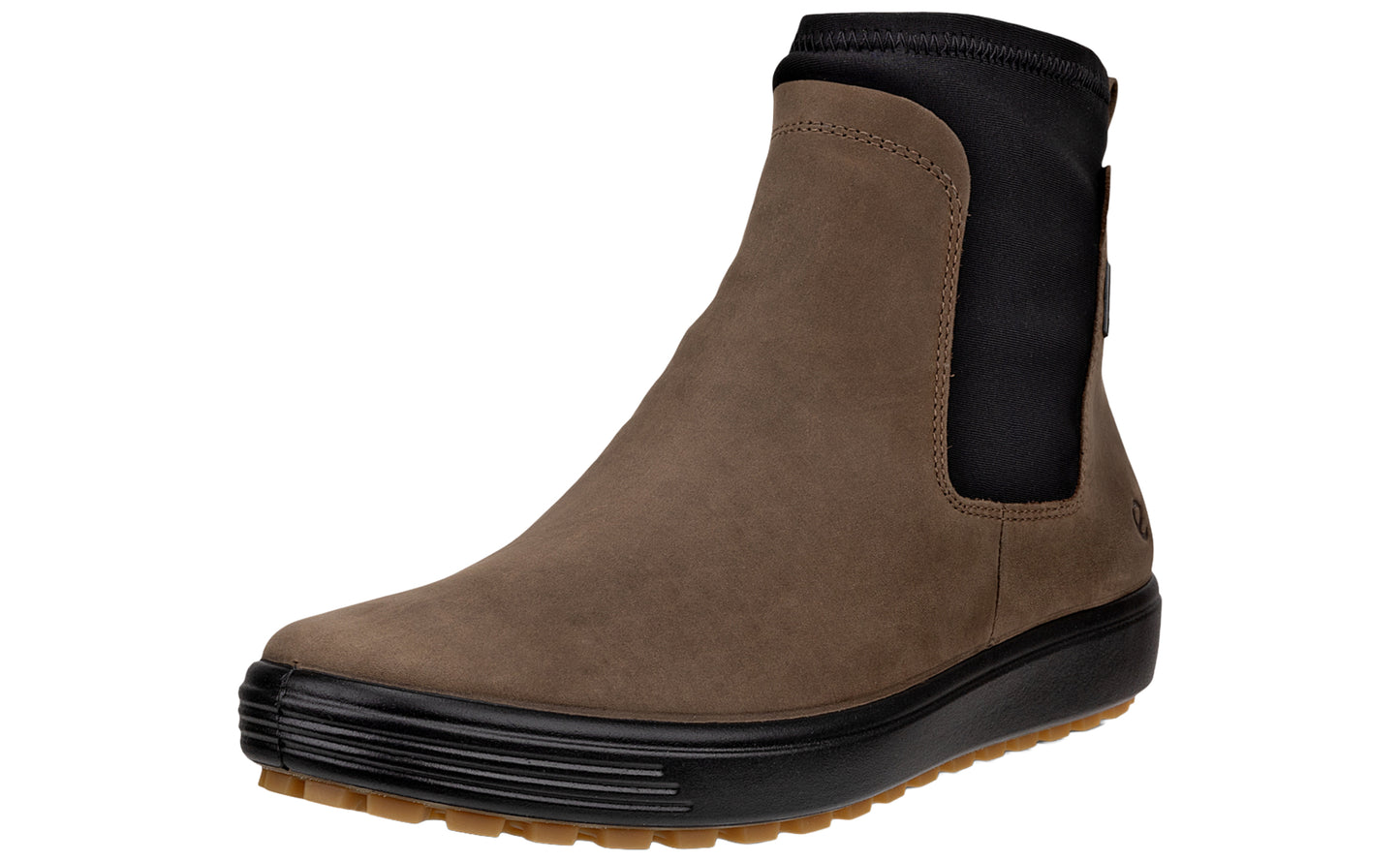 ecco soft vii tred chelsea 450493 dark clay womens boots left