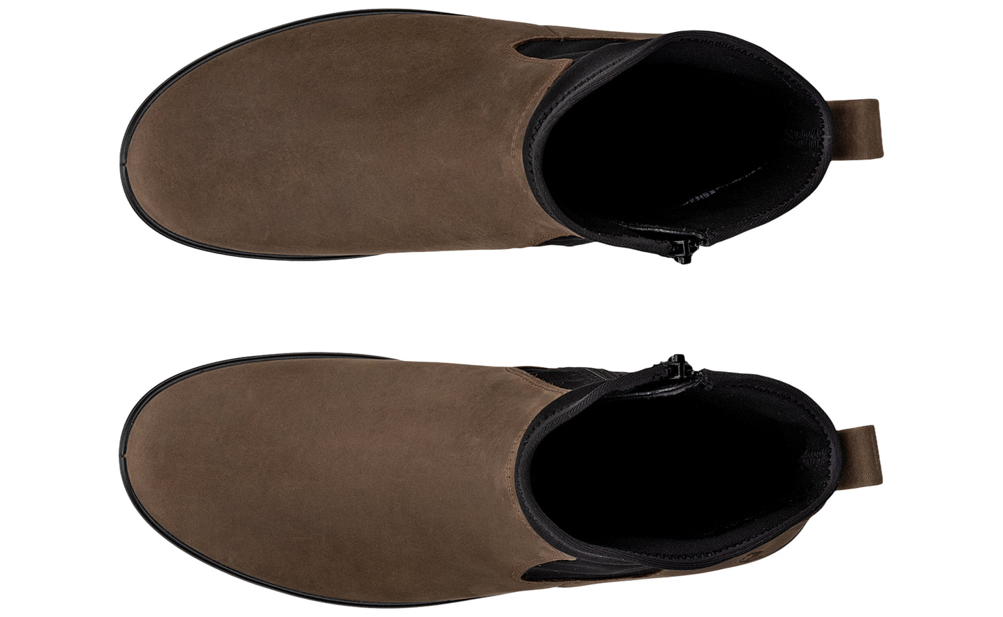 ecco soft vii tred chelsea 450493 dark clay womens boots top