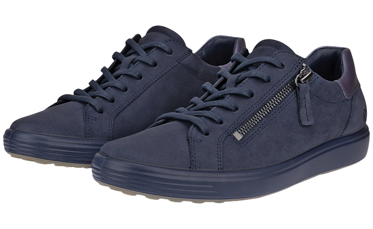 ecco soft vii zip w 490553 marine womens fashion trainers left2
