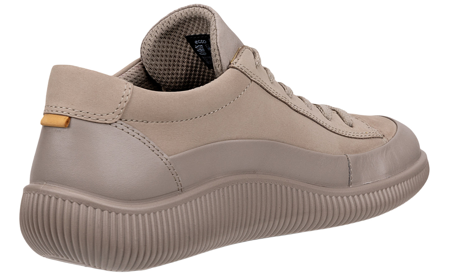 ecco soft zero 220283 moon rock womens fashion trainers back