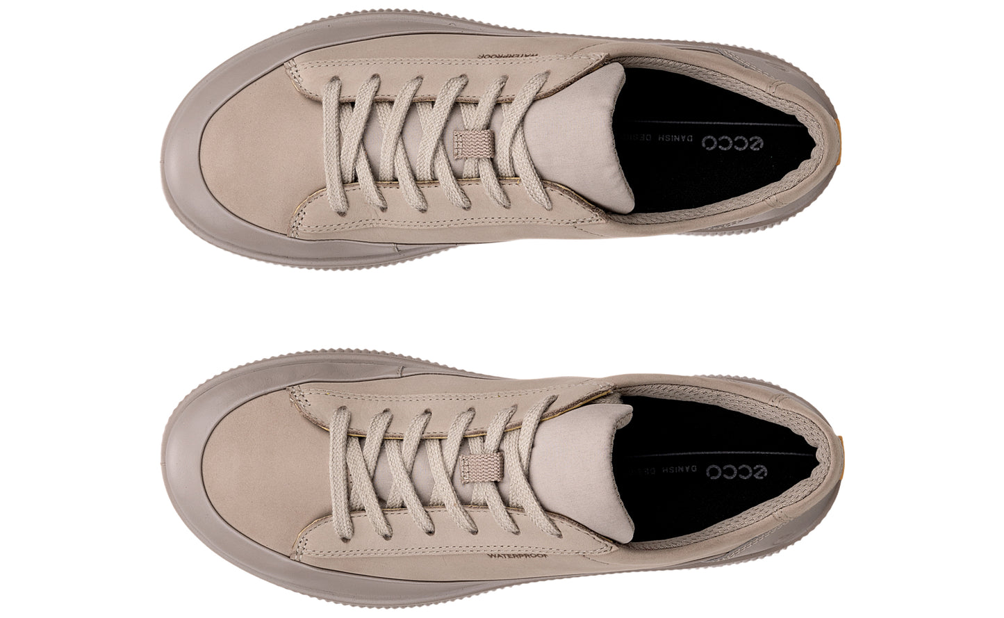 ecco soft zero 220283 moon rock womens fashion trainers top
