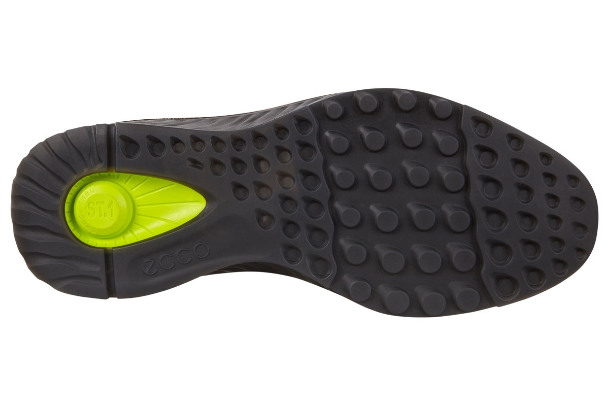 ecco st.1 hybrid black mens shoes sole