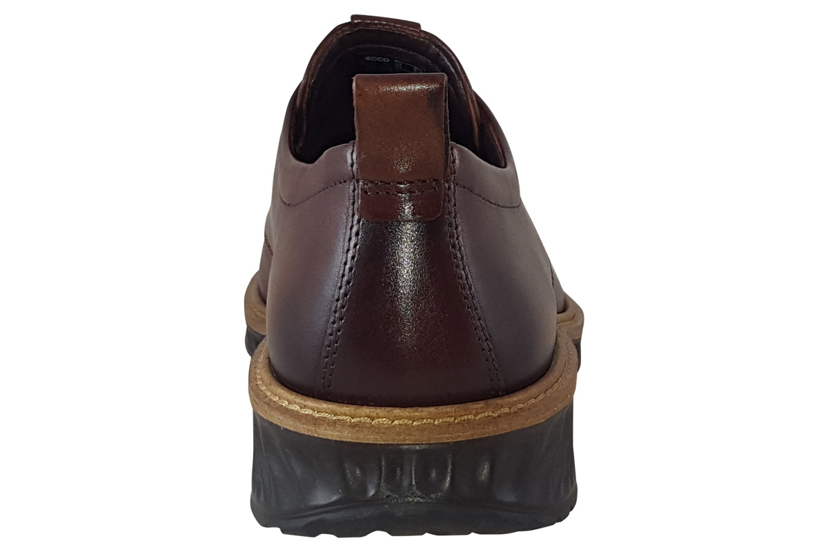 ecco st.1 hybrid cognaca mens shoes back