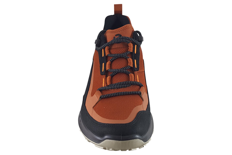 Ecco ULT-TRN M 824254 Black Cognac Mens Shoes