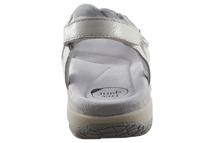 Free Spirit Elisha 41142 White Womens Sandals