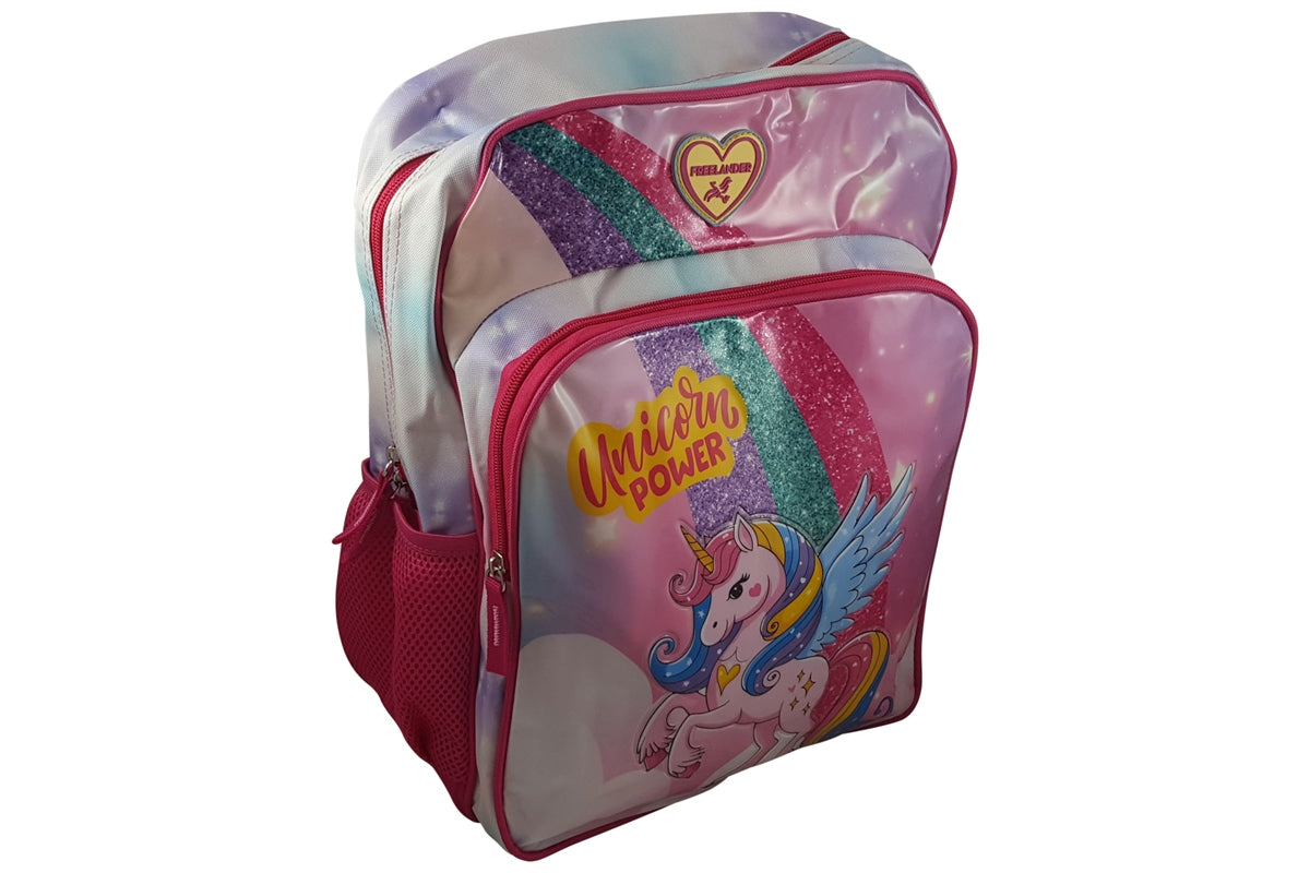 freelander jnr bkpk b 34f345 school bag pink left