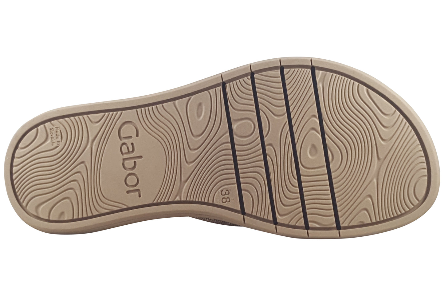 gabor abbott gold combi womens sole