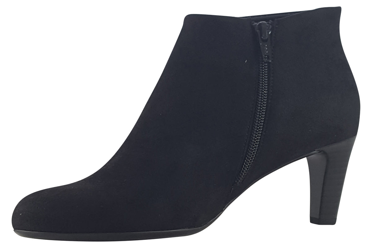gabor fatale black suede womens left
