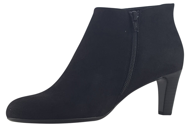 Gabor Fatale 55.850 Black Suede Womens Boots