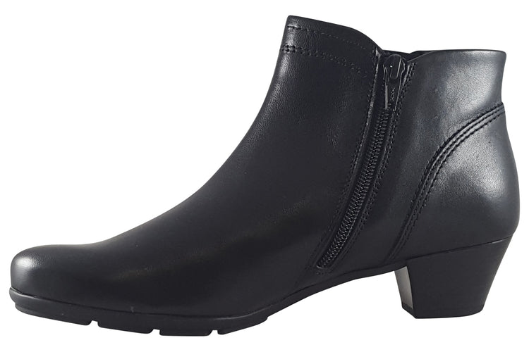 Gabor Heritage 638 Black Womens Boots