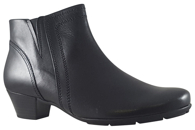 Gabor Heritage 638 Black Womens Boots