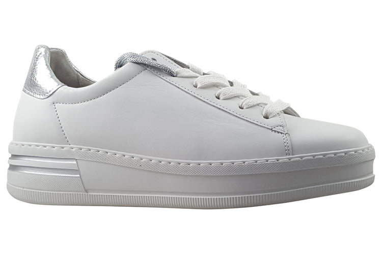 Gabor Keystone 66.395 White Womens Fashion Trainers