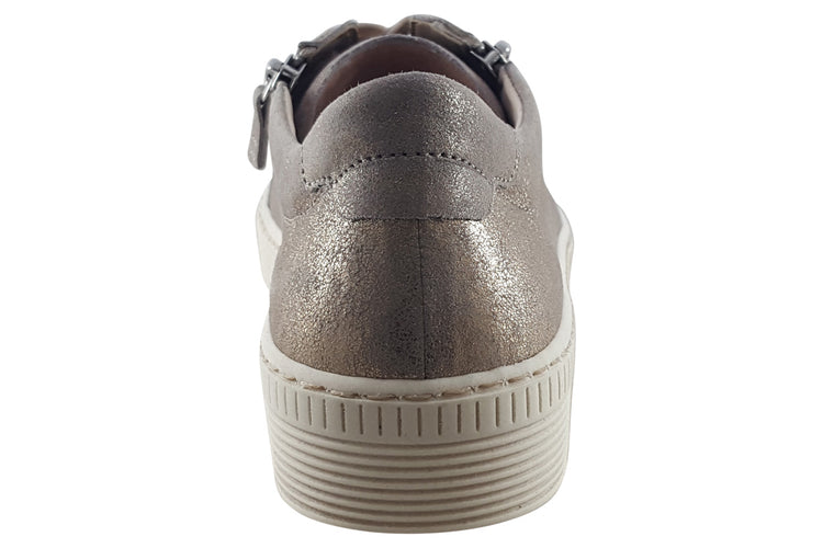 Gabor Wisdom 43.334 Beige Womens Fashion Trainers