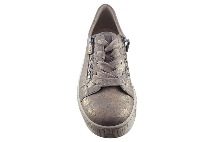 Gabor Wisdom 43.334 Beige Womens Fashion Trainers