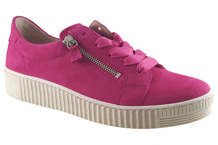 Gabor Wisdom 43.334 Pink Womens Fashion Trainers