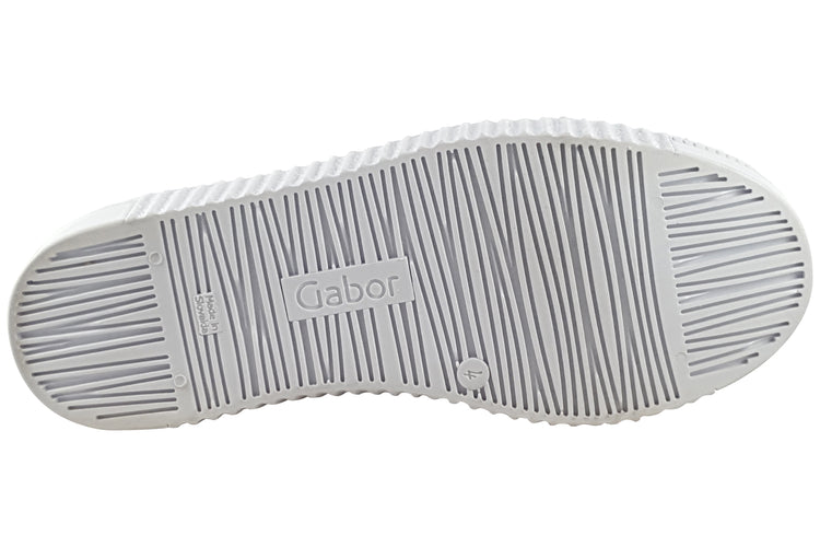 Gabor Wisdom 63.334 White Womens Fashion Trainers