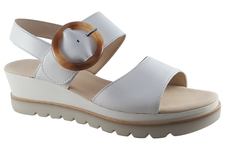 Gabor Yeo 44.645 White Womens Sandals
