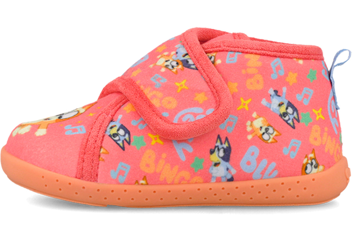 Garvalin Bluey G Slipper 261854-B Coral Girls Slippers