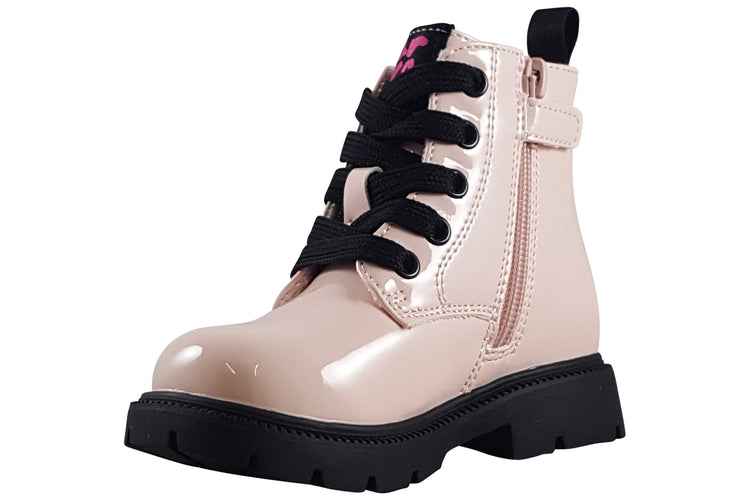 Garvalin Mini Sheep 251342B Girls Boots Pink Patent