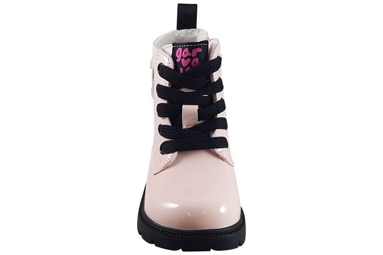 Garvalin Mini Sheep 251342B Girls Boots Pink Patent