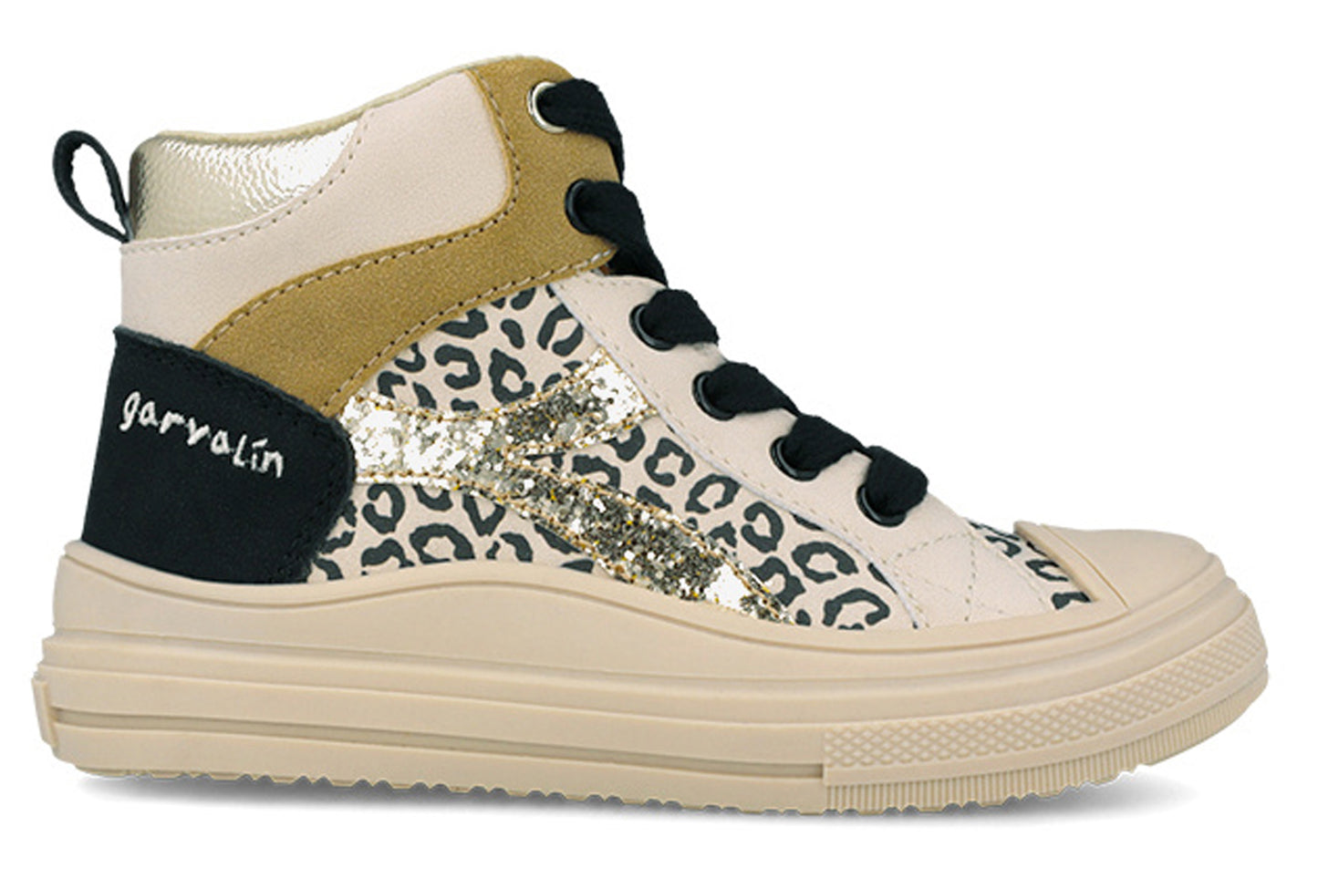 Garvalin Nova BT 261552-A Beige Print Girls Boots