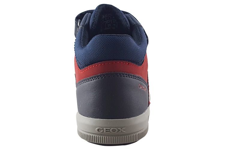 Geox J Arzach BA J044AA Navy/Red Boys Boots