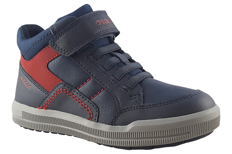 Geox J Arzach BA J044AA Navy/Red Boys Boots