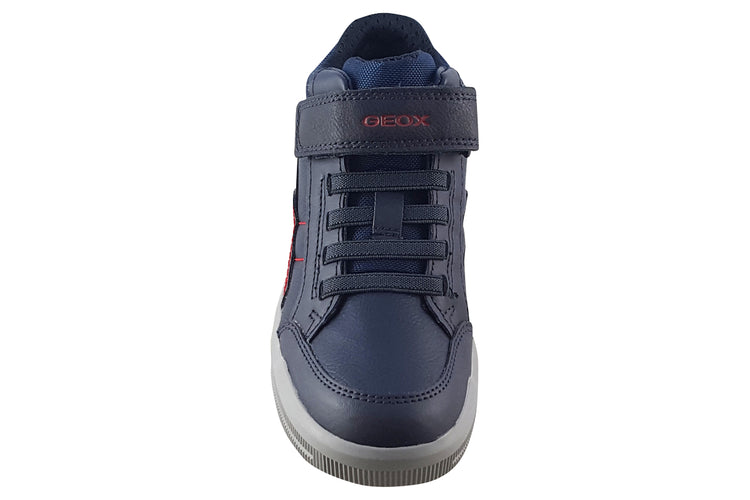 Geox J Arzach BA J044AA Navy/Red Boys Boots
