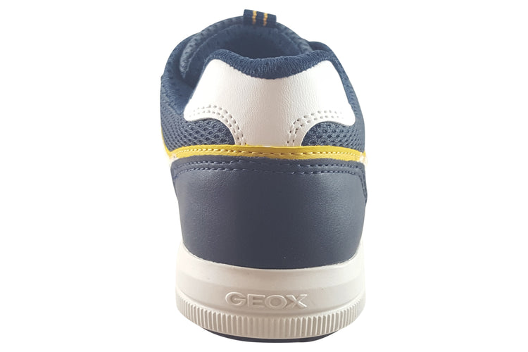 Geox Arzach Boy J354AA Navy/White/Ocre Boys Shoes