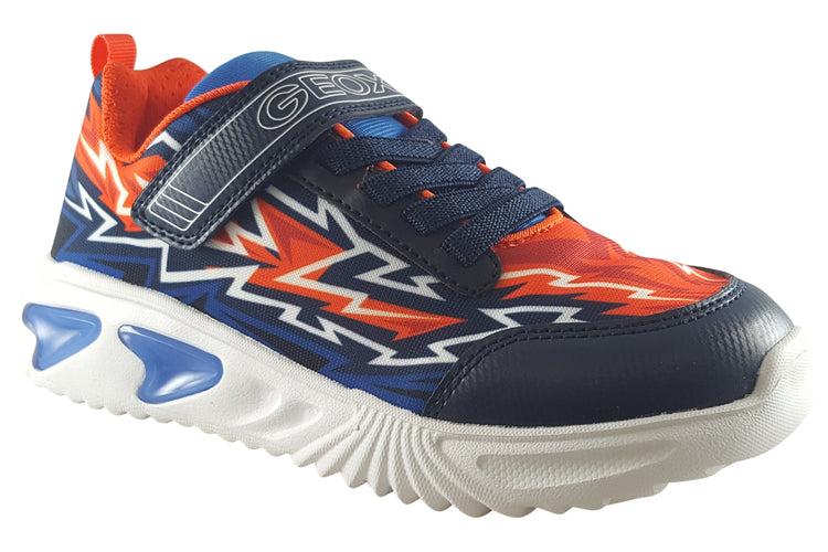 Geox Assister Boy J45DZB Navy/Orange Boys Sports