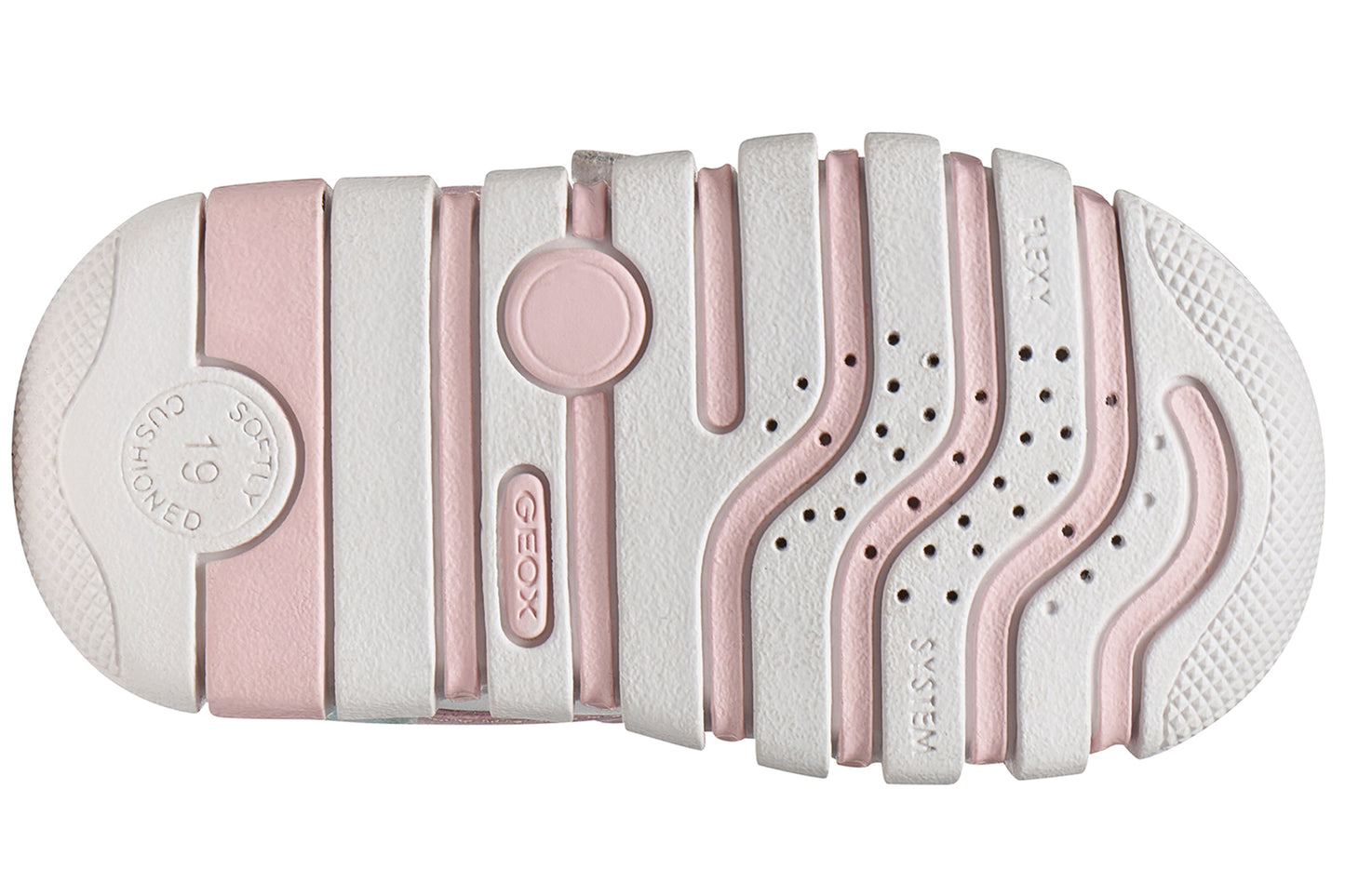 Geox B Iupidoo Girl B3558C Lavender/White Girls First Shoes