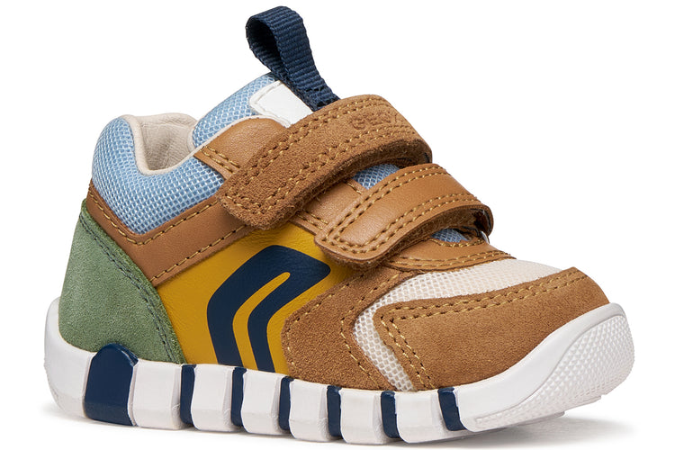 Geox B Iupidoo Boy B3555D Caramel/Ochre Boys First Shoes