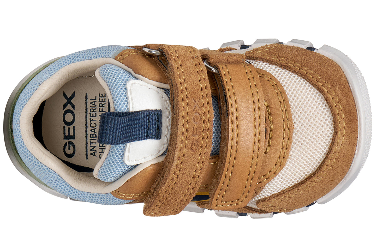 Geox B Iupidoo Boy B3555D Caramel/Ochre Boys First Shoes