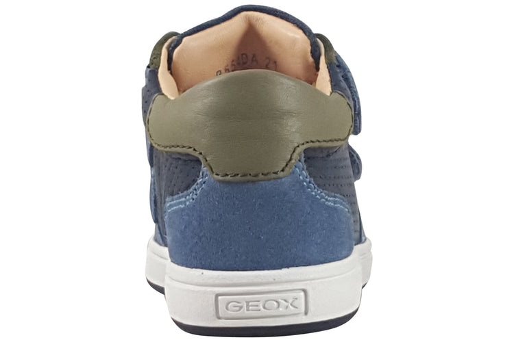 Geox B Biglia Boy B554DA Blue/Multi Boys First Shoes