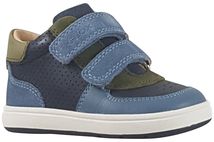 Geox B Biglia Boy B554DA Blue/Multi Boys First Shoes