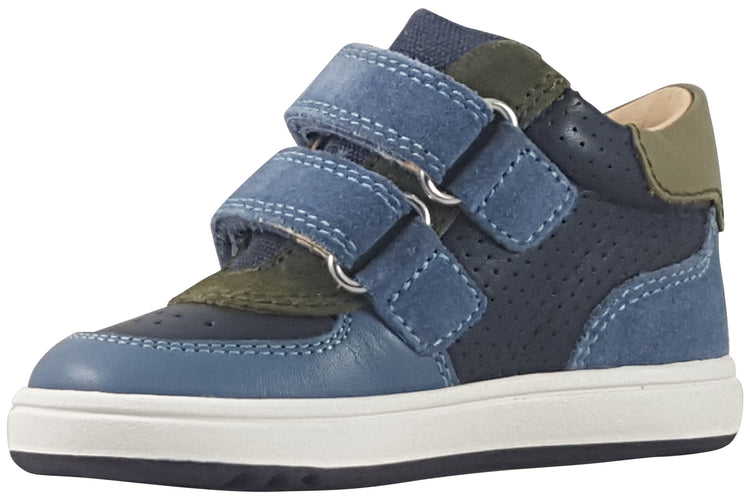 Geox B Biglia Boy B554DA Blue/Multi Boys First Shoes