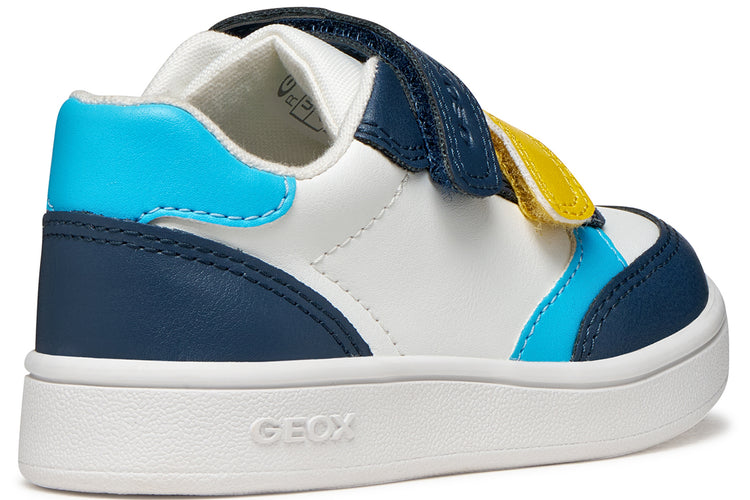 Geox B Eclyper B B555LA Navy/Wht/Yellow Boys First Shoes