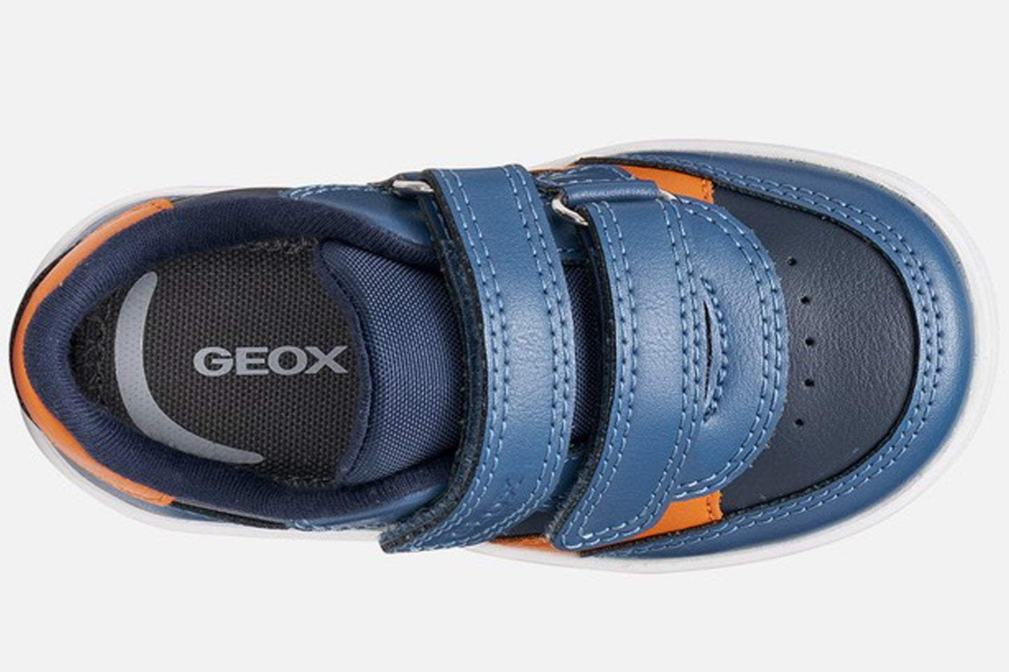 Geox B Eclyper Boy B555LA Navy/Orange Boys First Shoes