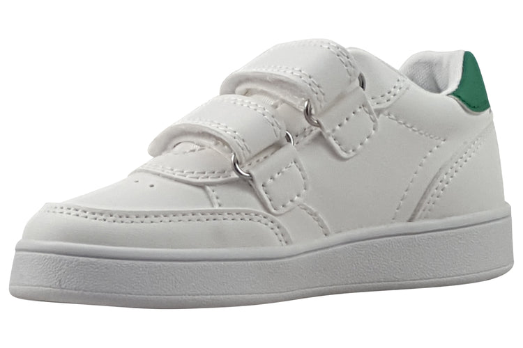 Geox B Eclyper Boy B555LA White/Green Boys First Shoes
