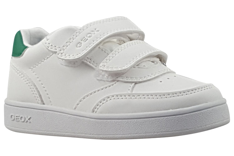 Geox B Eclyper Boy B555LA White/Green Boys First Shoes