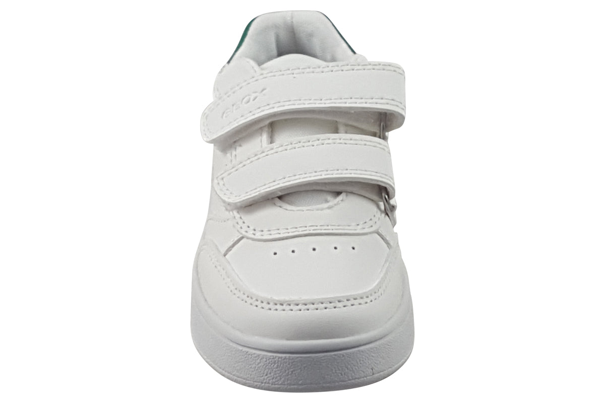 geox b eclyper boy b555la white green boys top