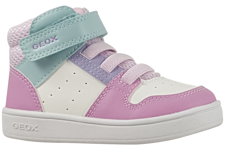 Geox B Eclyper G B465MA White/Pink Girls Boots