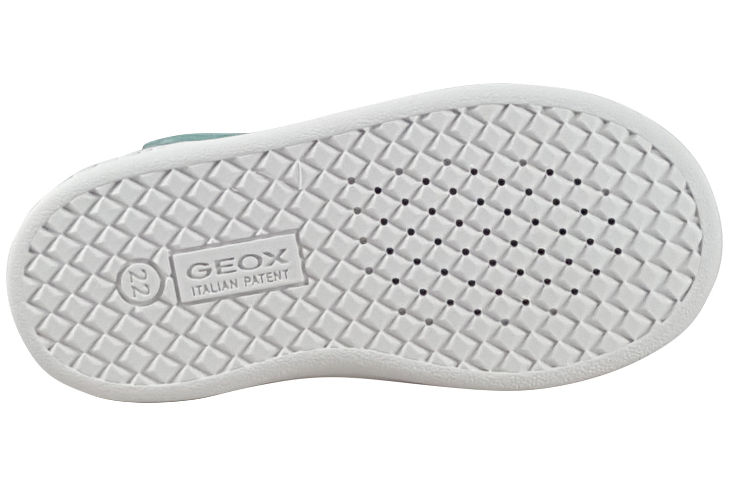 geox b eclyper g b465ma girls trainers white pink sole