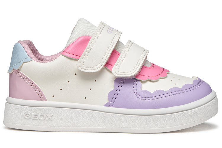 Geox B Eclyper Girl B555MA White/Lilac Girls First Shoes
